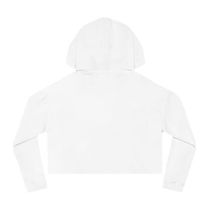 Talking before Coffee is the Real True Crime Women’s Cropped Hooded Sweatshirt