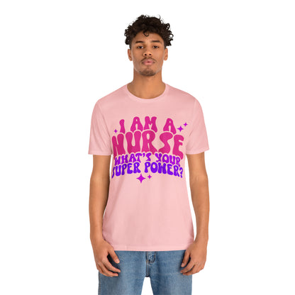 Comfy and Stylish Bella+Canva 3001 Nurse T-Shirt: Perfect Gift for Professionals & Nursing Students, Soft Fabric, Various Sizes Available
