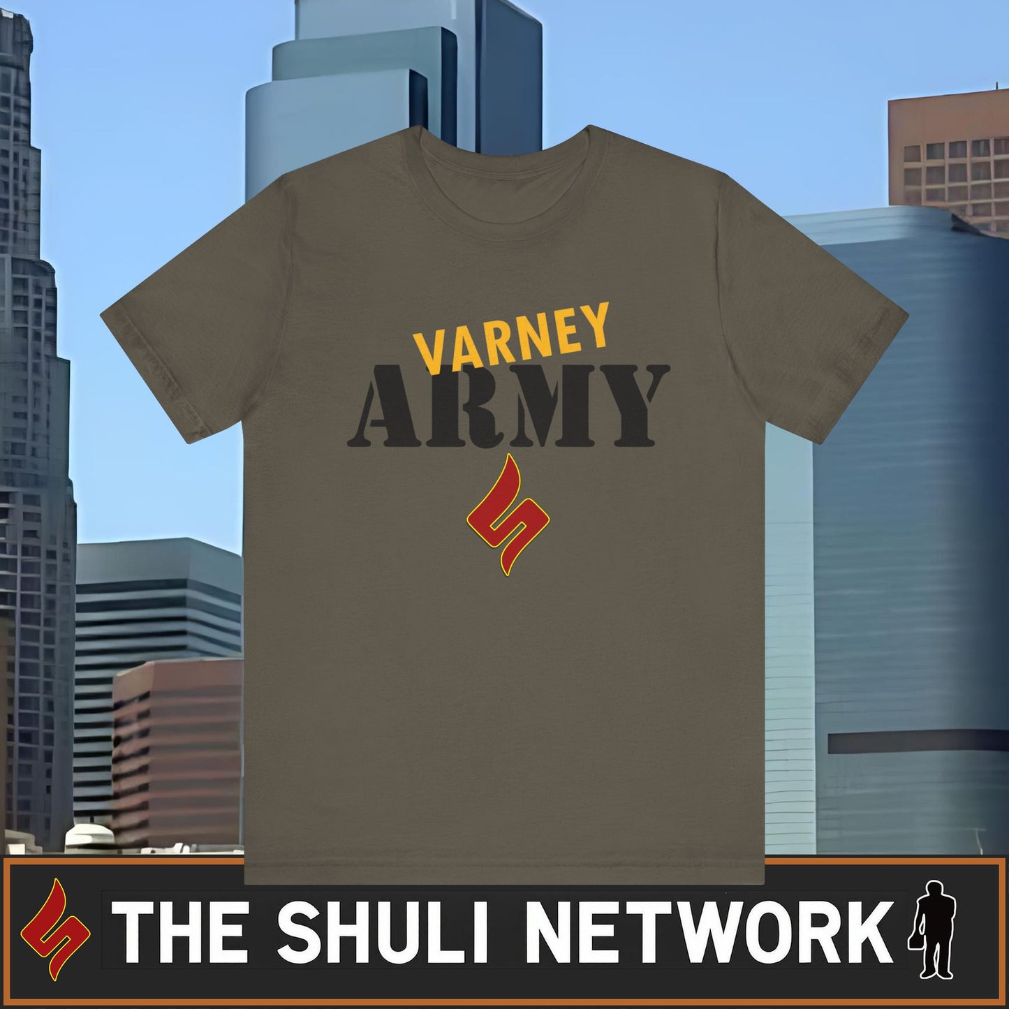 Varney Army T-Shirt — The Shuli Network Support Tee