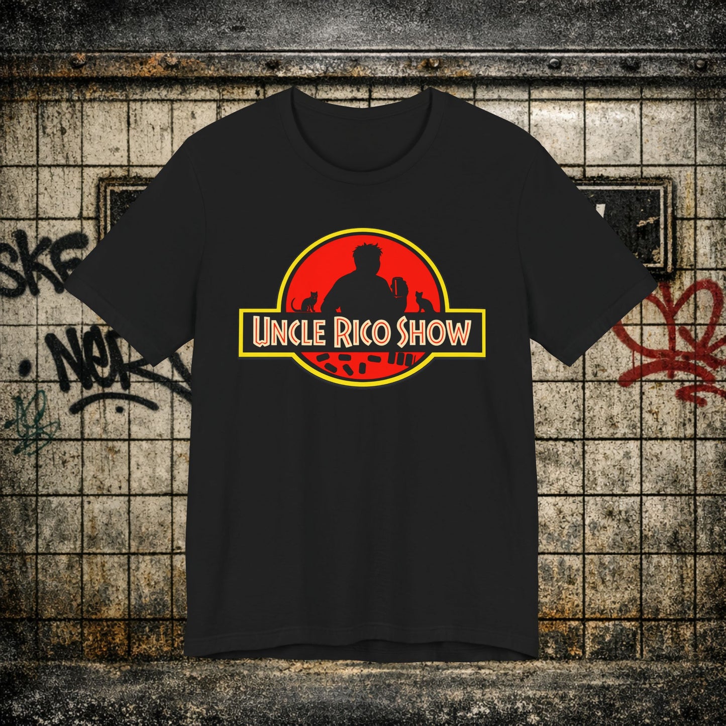 Uncle Rico Show T-Shirt — Retro Jurassic Parody Tee
