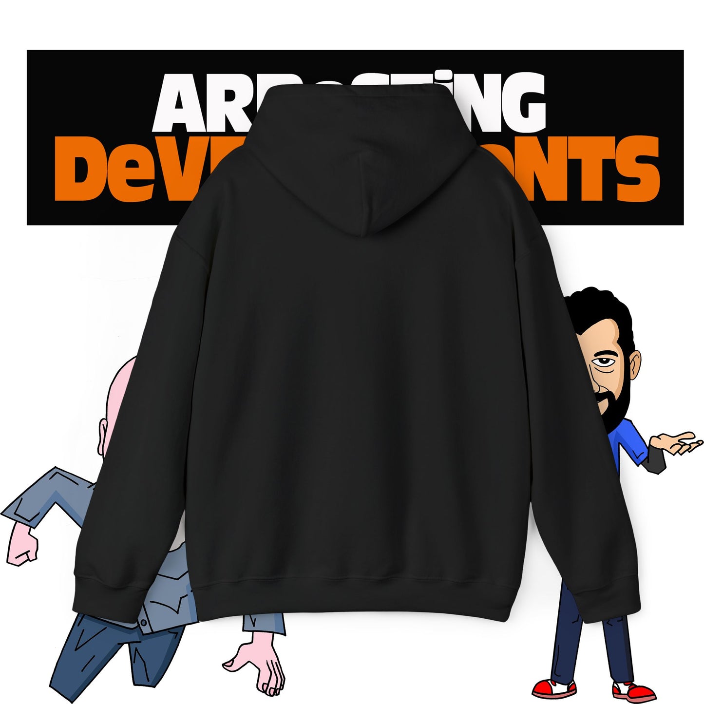 Arresting Developments Chaos Embroidered Hoodie – Official Podcast Merch for True Crime & Dabbleverse Fans Unisex Heavy Blend™ Hooded Sweatshirt