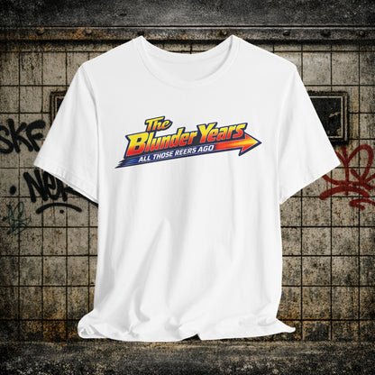 Retro 'The Blunder Years' Graphic Tee - Nostalgic Vintage Logo T-Shirt