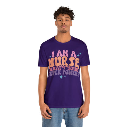 Comfy and Stylish Bella+Canva 3001 Nurse T-Shirt: Perfect Gift for Professionals & Nursing Students, Soft Fabric, Various Sizes Available