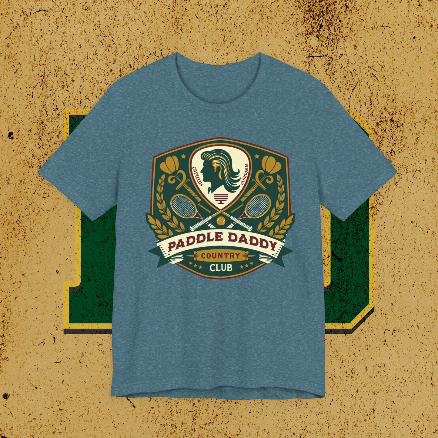 Paddle Daddy Country Club Tee  Where Prestige Meets Pickleball and Dad Jokes
