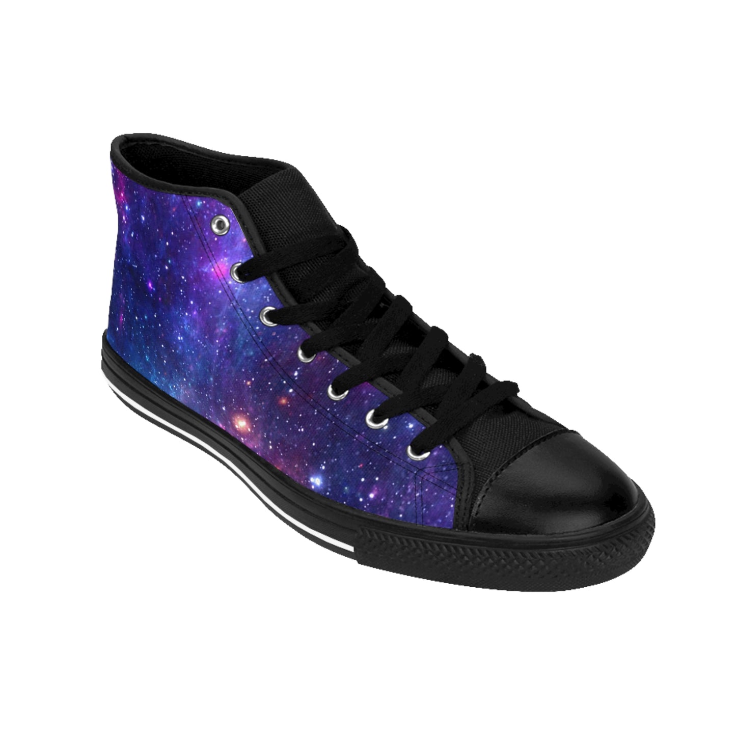 Purple Beyond the Stars Outer Space Out of this World Women's Classic Sneakers