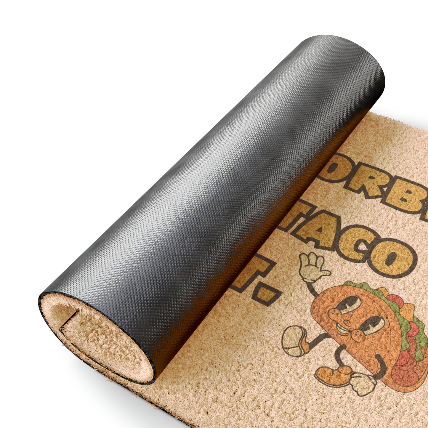 Ring the Doorbell and Let's Taco 'Bout It Doormat | 24" x 16" | Outdoor Coir Welcome Mat