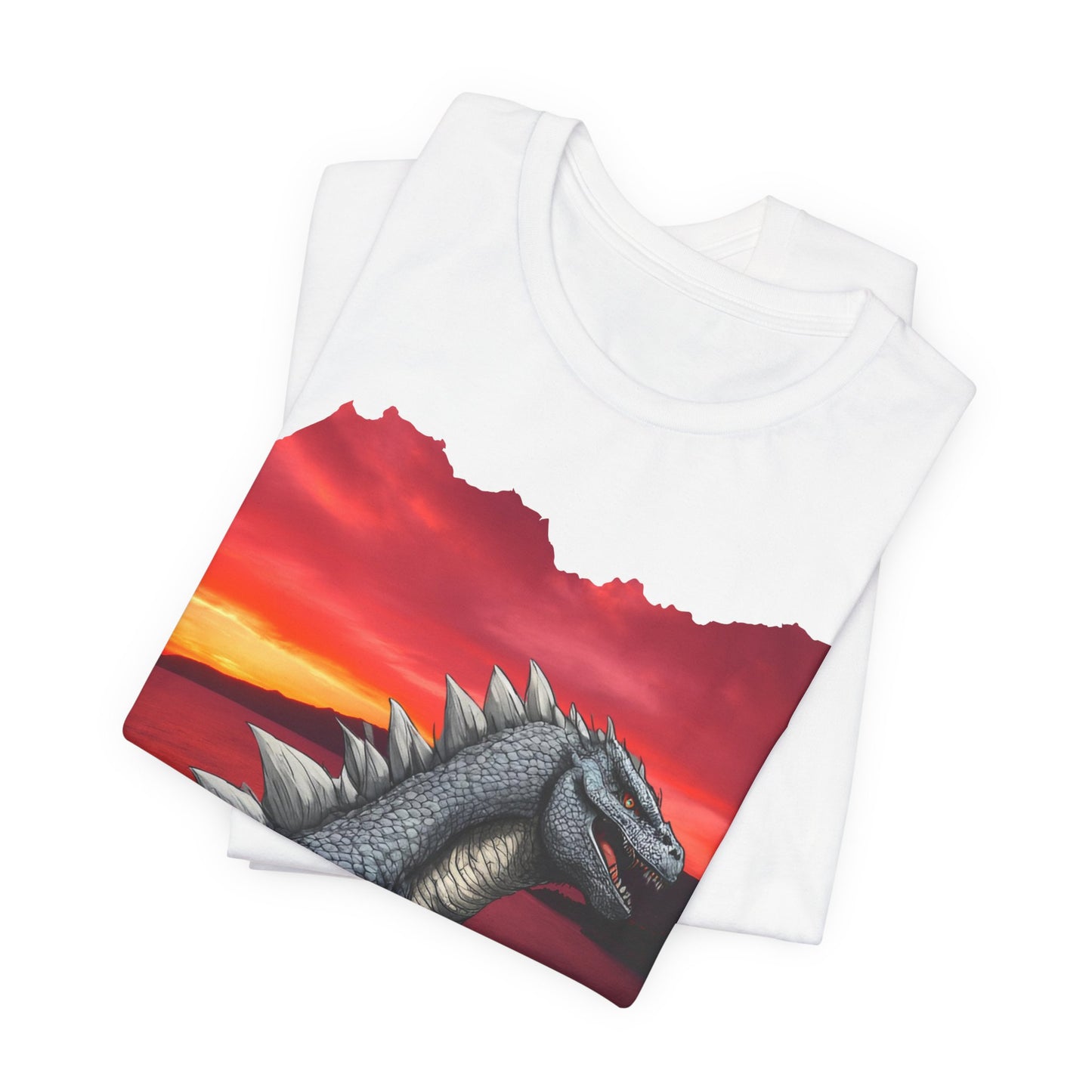 🦎 “Godzilla-Inspired Lizard Unleashed Tee: Roar Your Style!” 🌟Unisex Jersey Short Sleeve Tee