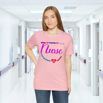 Comfy and Cozy Nurse Bella+Canvas 3001 Jersey T-Shirt: Perfect Gift for Nurses and Nursing Students, Soft Fabric, Various Sizes Available