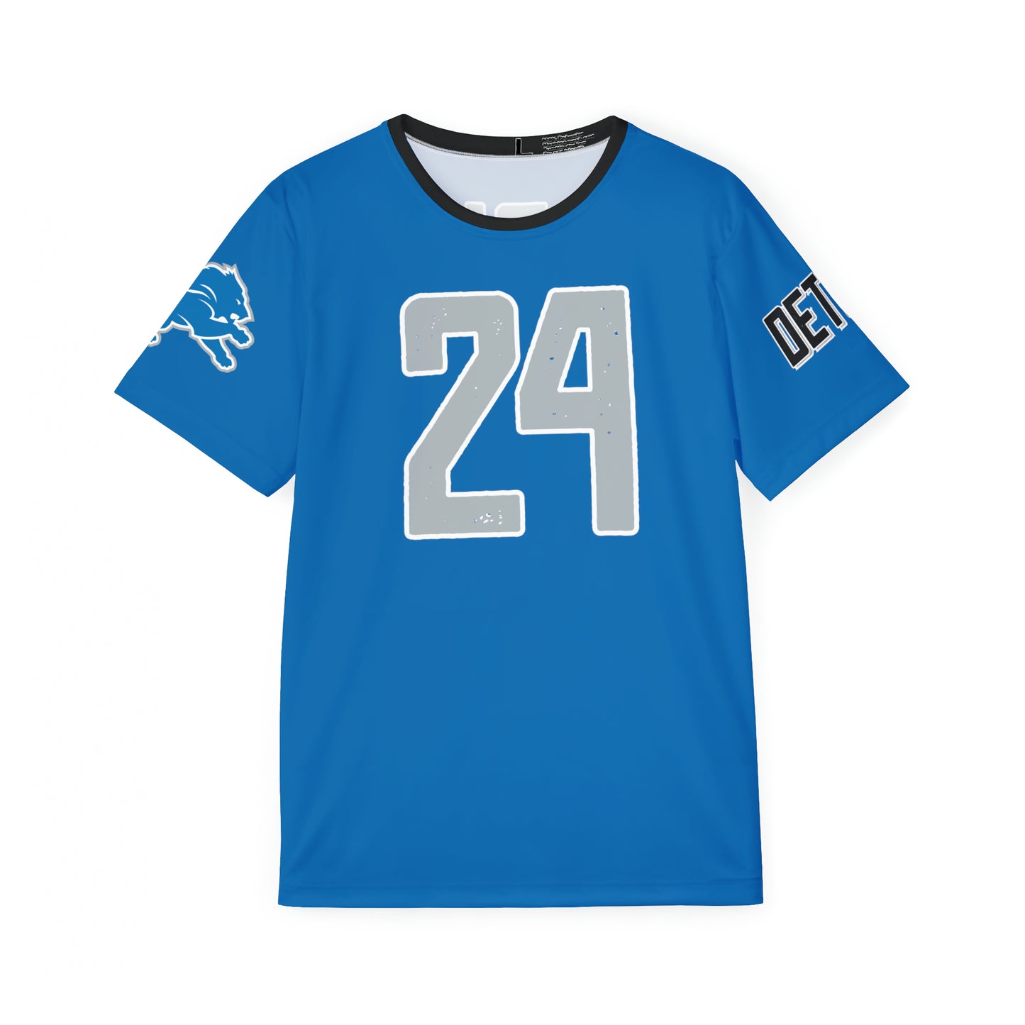 Custom Name & Number Detroit Gridiron Chuckles: Men's AOP Sports Jersey - Because Winning is Better with a Side of Laughter sports apparel