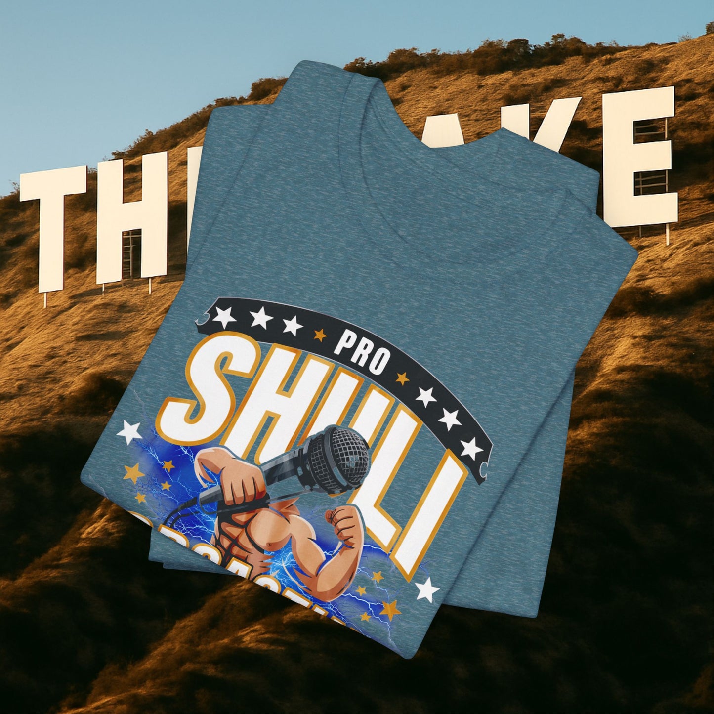 “Podcasting Championship Tee — Because Your Mic Deserves a Belt Too”