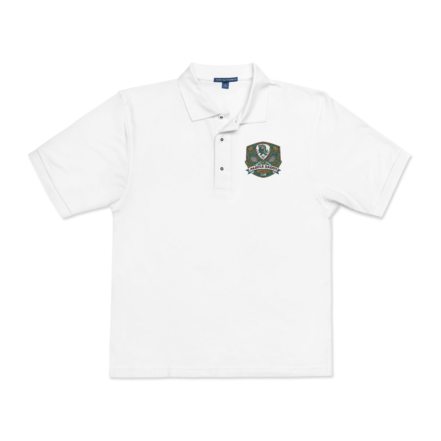 Paddle Daddy Country Club Polo  Embroidered Unisex Elegance for the Ironically Elite