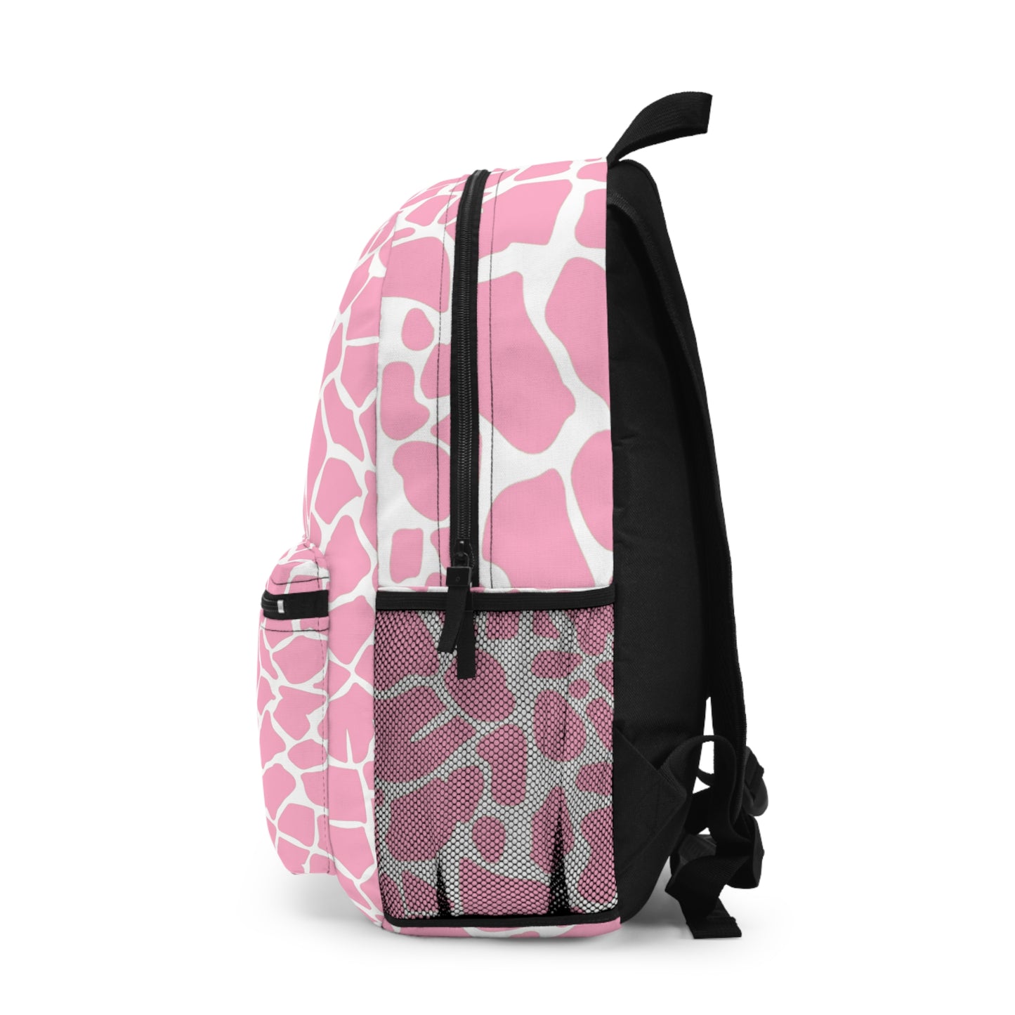 Pink Giraffe Print Back to School Backpack