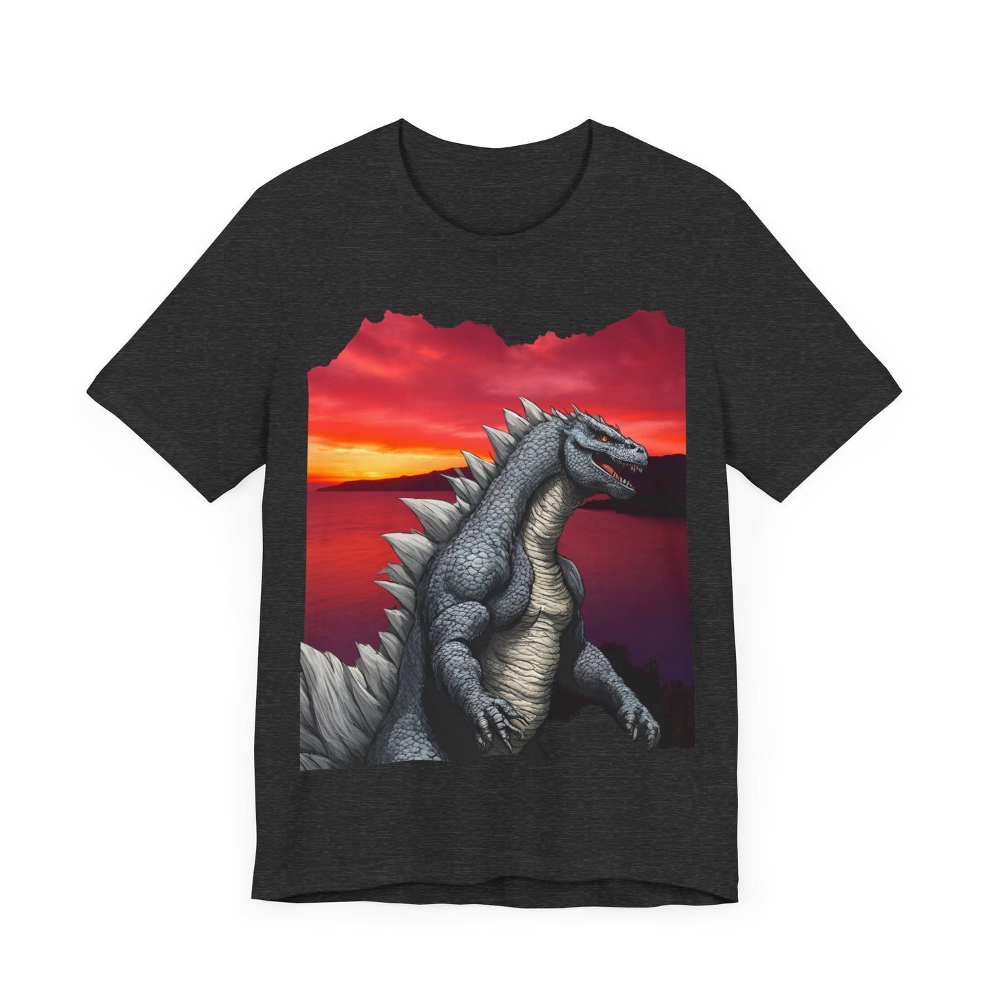 🦎 “Godzilla-Inspired Lizard Unleashed Tee: Roar Your Style!” 🌟Unisex Jersey Short Sleeve Tee