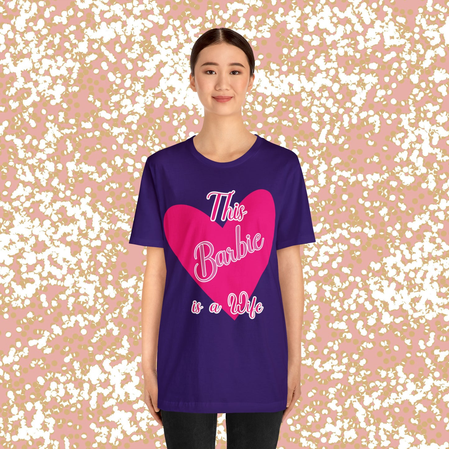 This Barbie is a Wife Unisex Jersey Short Sleeve Tee Gifts for her