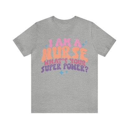 Comfy and Stylish Bella+Canva 3001 Nurse T-Shirt: Perfect Gift for Professionals & Nursing Students, Soft Fabric, Various Sizes Available