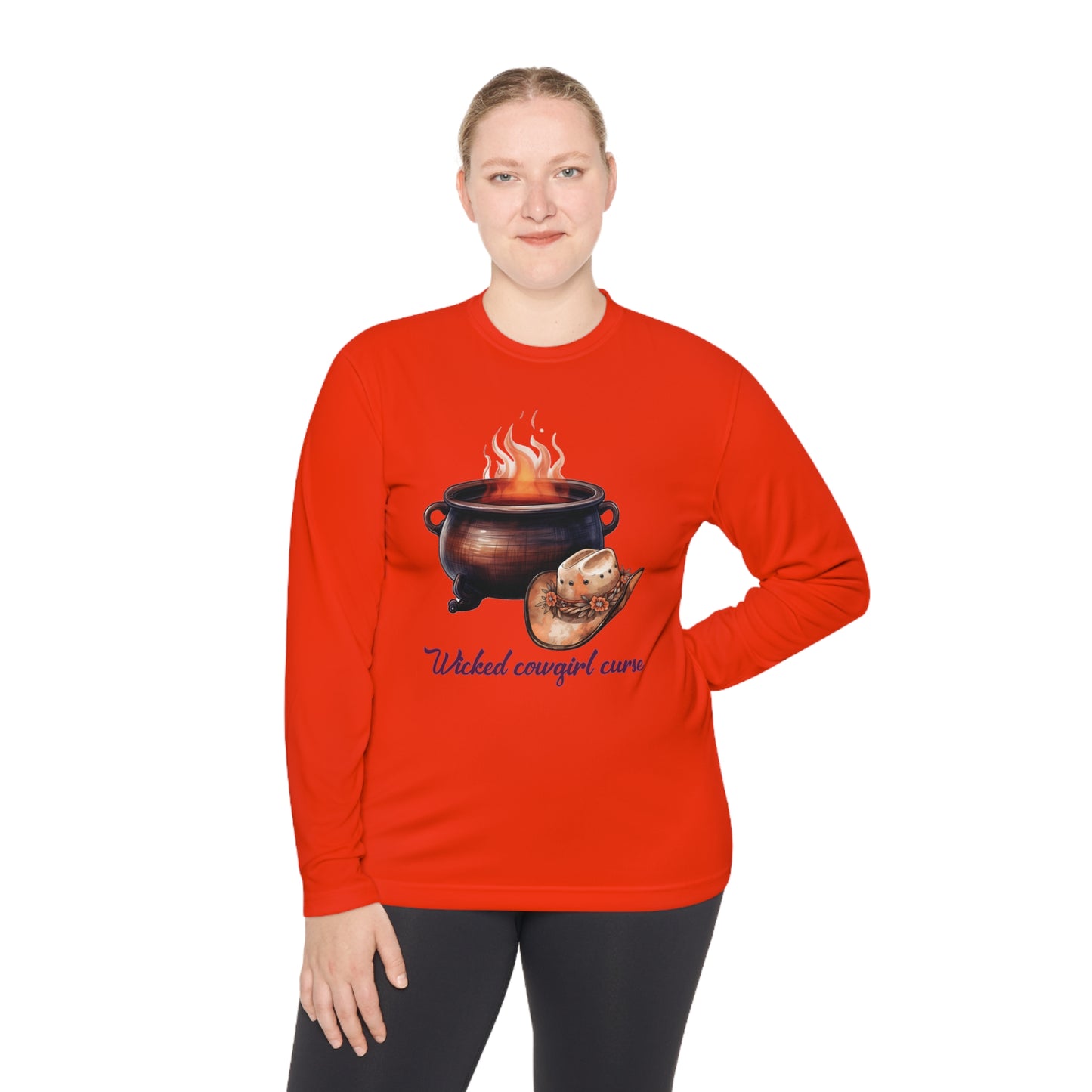 Wicked Cowgirl Curse Unisex Lightweight Long Sleeve Tee