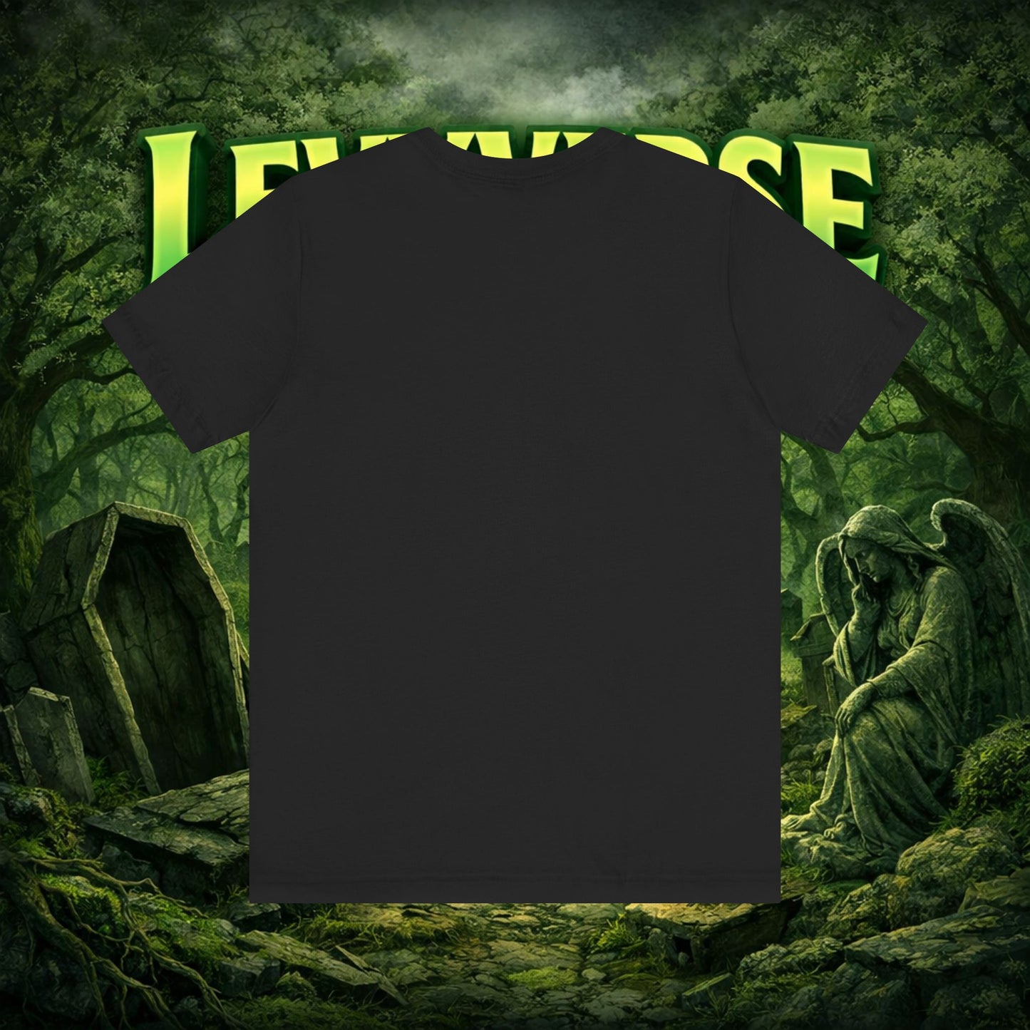Levyverse Logo Tee — Green Fantasy Graphic T-Shirt