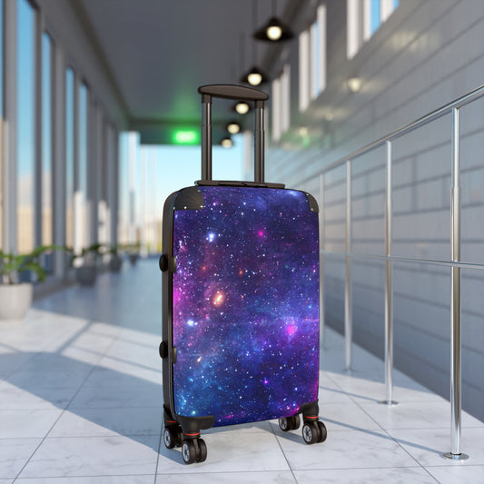 Purple Beyond the Stars Outer Space Out of this World Suitcase