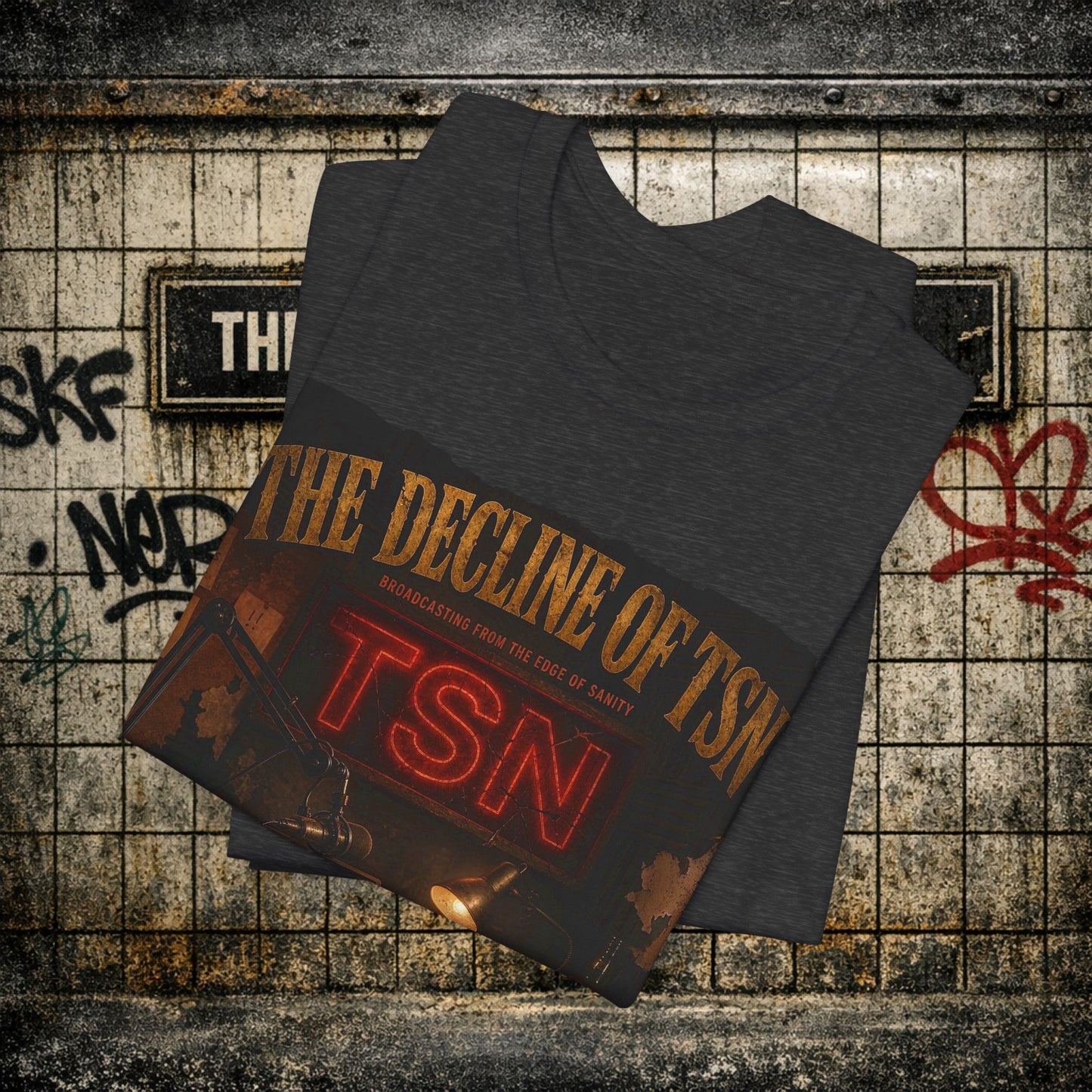 The Decline of TSN "On Air" Vintage Radio Tee