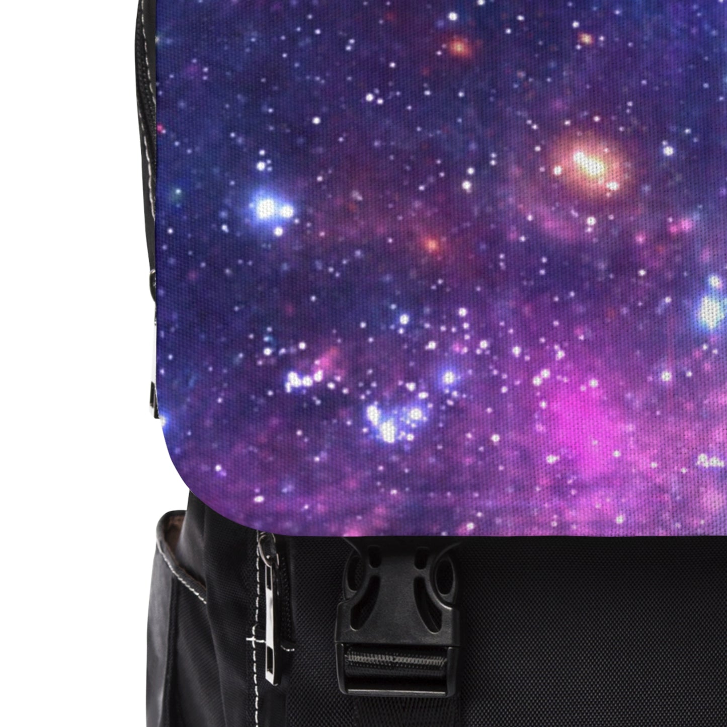 Amongst the Stars, Out of this World, Purple and Blue Unisex Casual Shoulder Backpack School