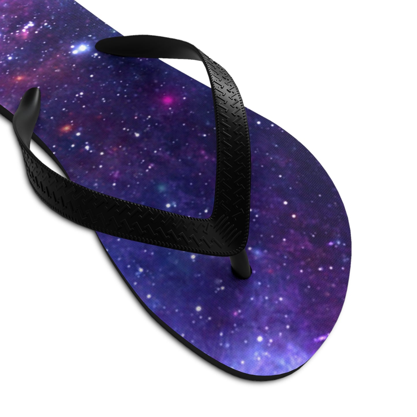 Purple Beyond the Stars Outer Space Out of this World Unisex Flip-Flops