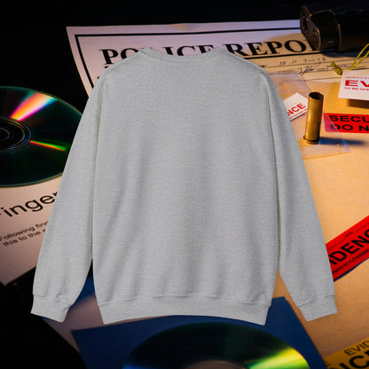 Cute Beagle Dressed up like a Detective, I'm a Basically a Detective True Crime Unisex Heavy Blend™ Crewneck Sweatshirt