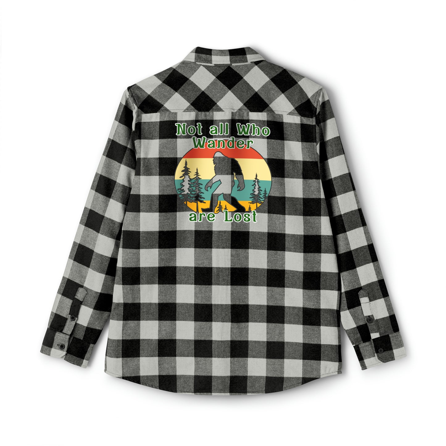 Bigfoot Unisex Flannel Shirt Unisex Squatch Seeker Style, Mysterious Forest Fashion, Yeti-Approved Apparel, Giggle-Inducing Bigfoot Wear.