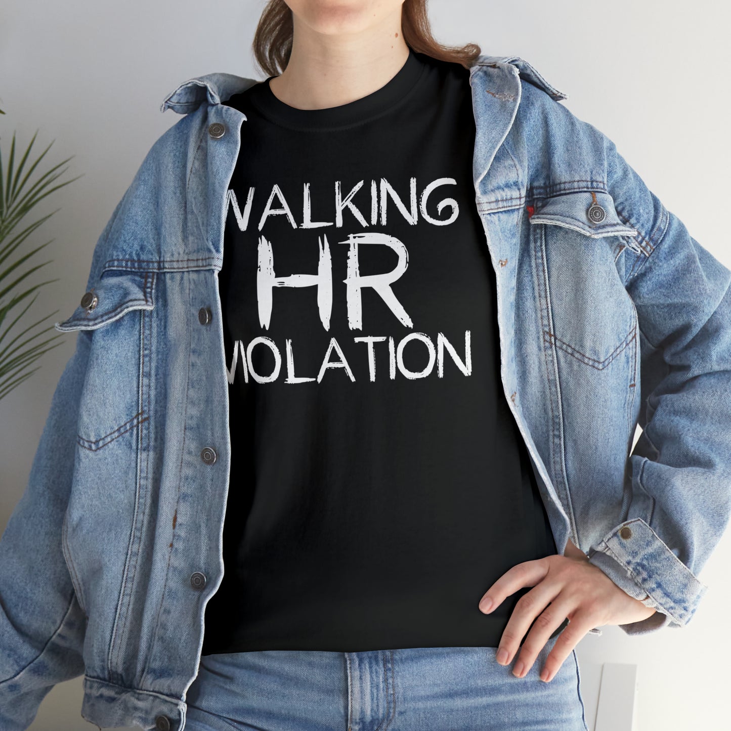 Walking HR Violation Unisex Heavy Cotton Tee