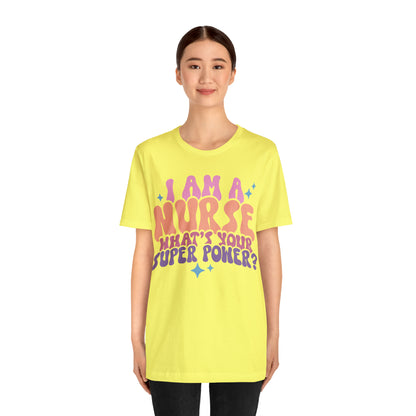 Comfy and Stylish Bella+Canva 3001 Nurse T-Shirt: Perfect Gift for Professionals & Nursing Students, Soft Fabric, Various Sizes Available