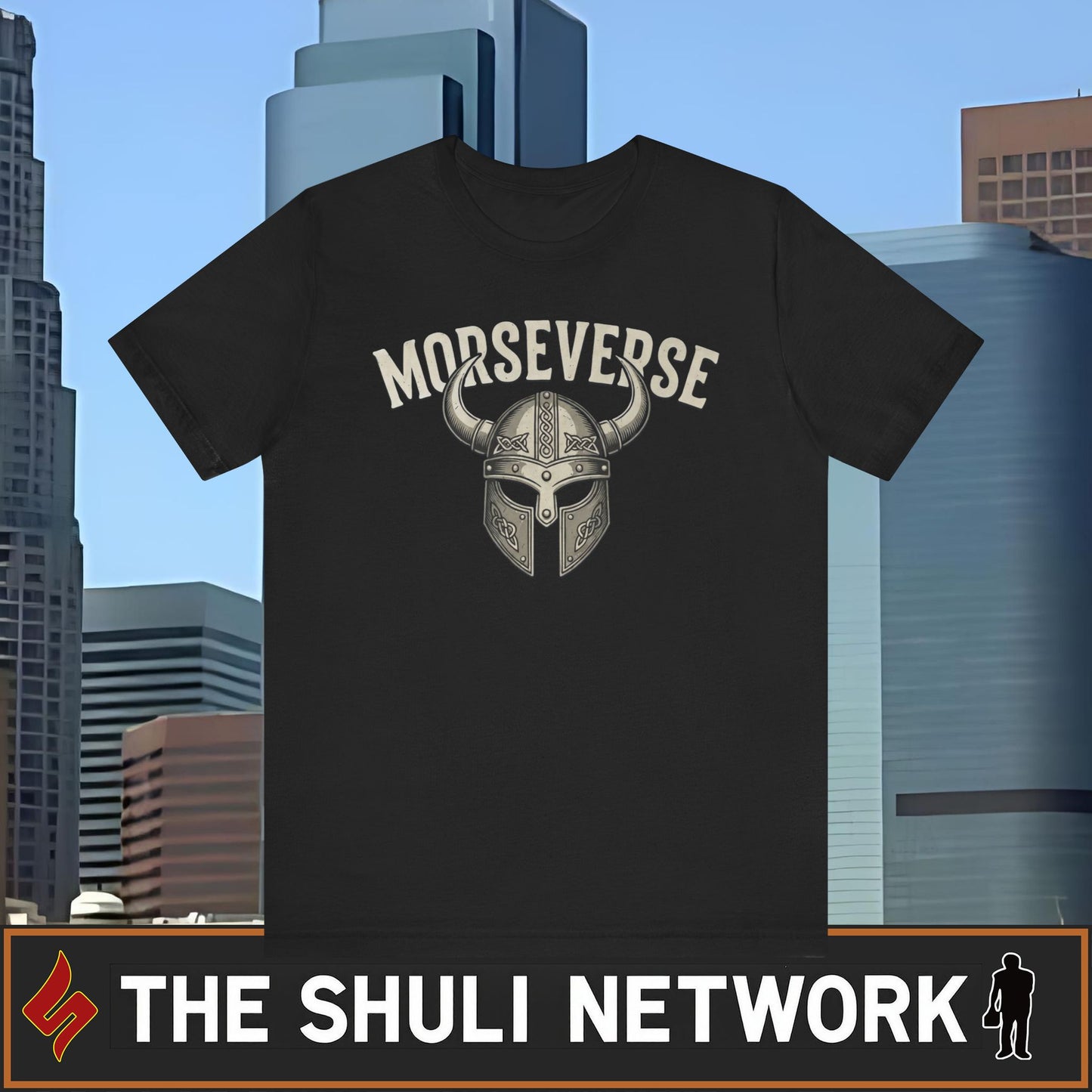 Morseverse Viking Helmet T‑Shirt