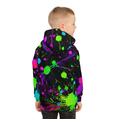 Splatter-tastic Children's Hoodie (AOP)