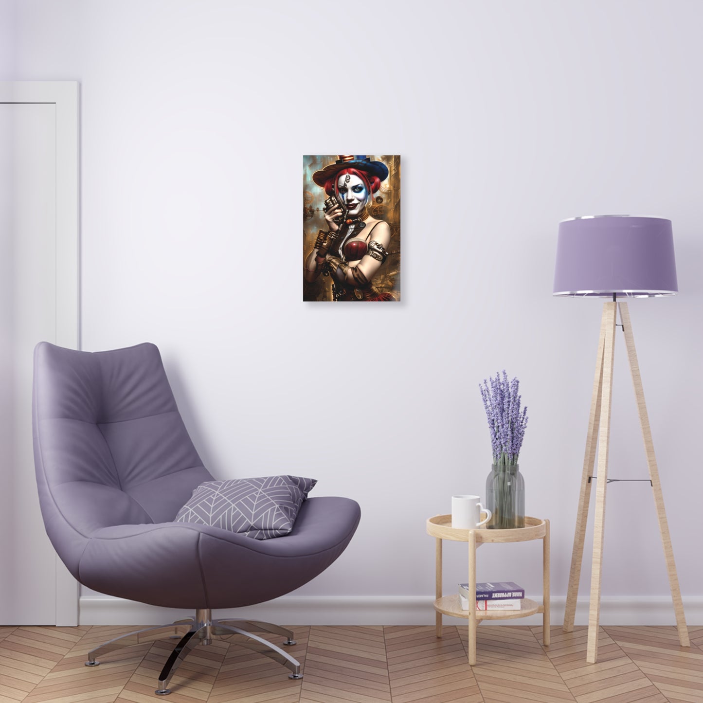 Hyper Realistic Steampunk Harley Quinn Acrylic Prints