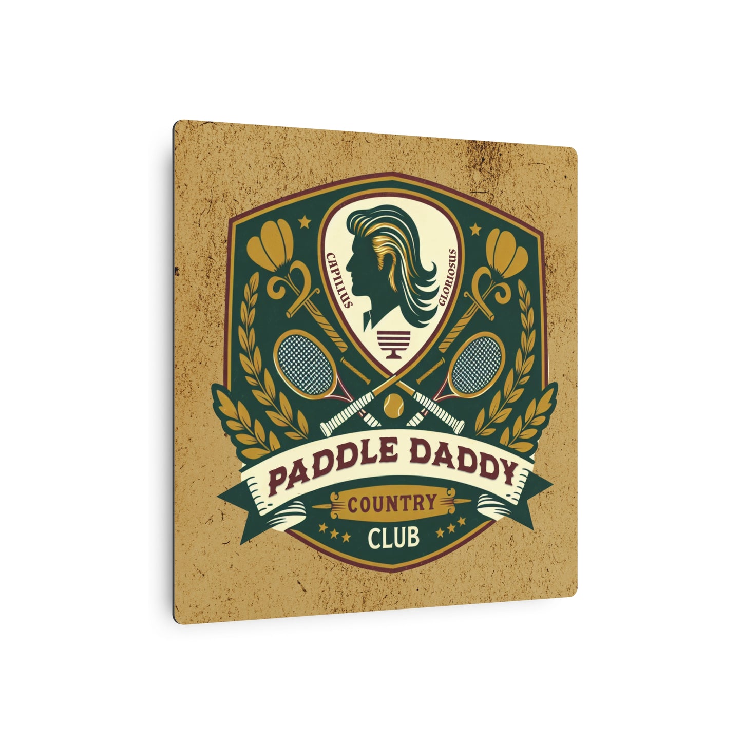 Paddle Daddy Country Club Metal Art Sign,For Walls That Deserve Membership, Wall Art, Man Cave Sign, Father's Day Decoration