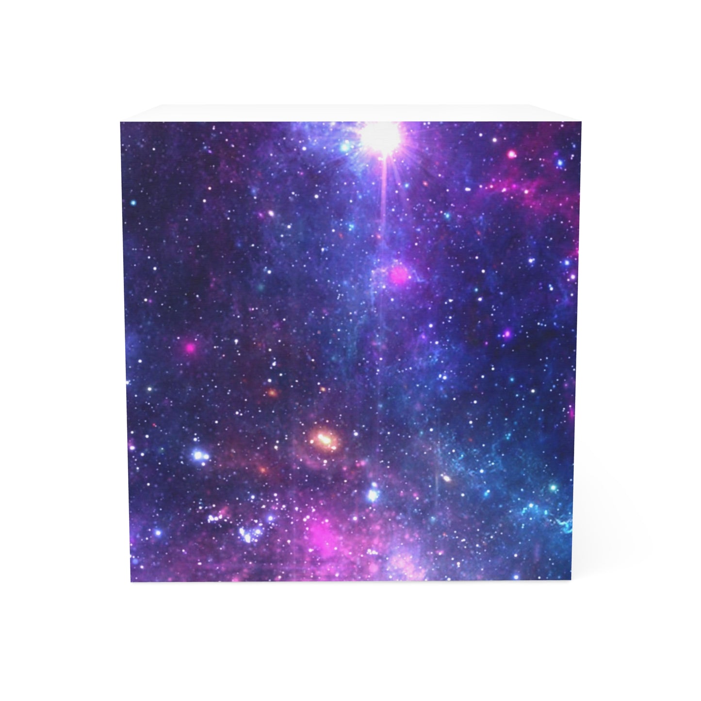 Purple Beyond the Stars Outer Space Out of this World Note Cube