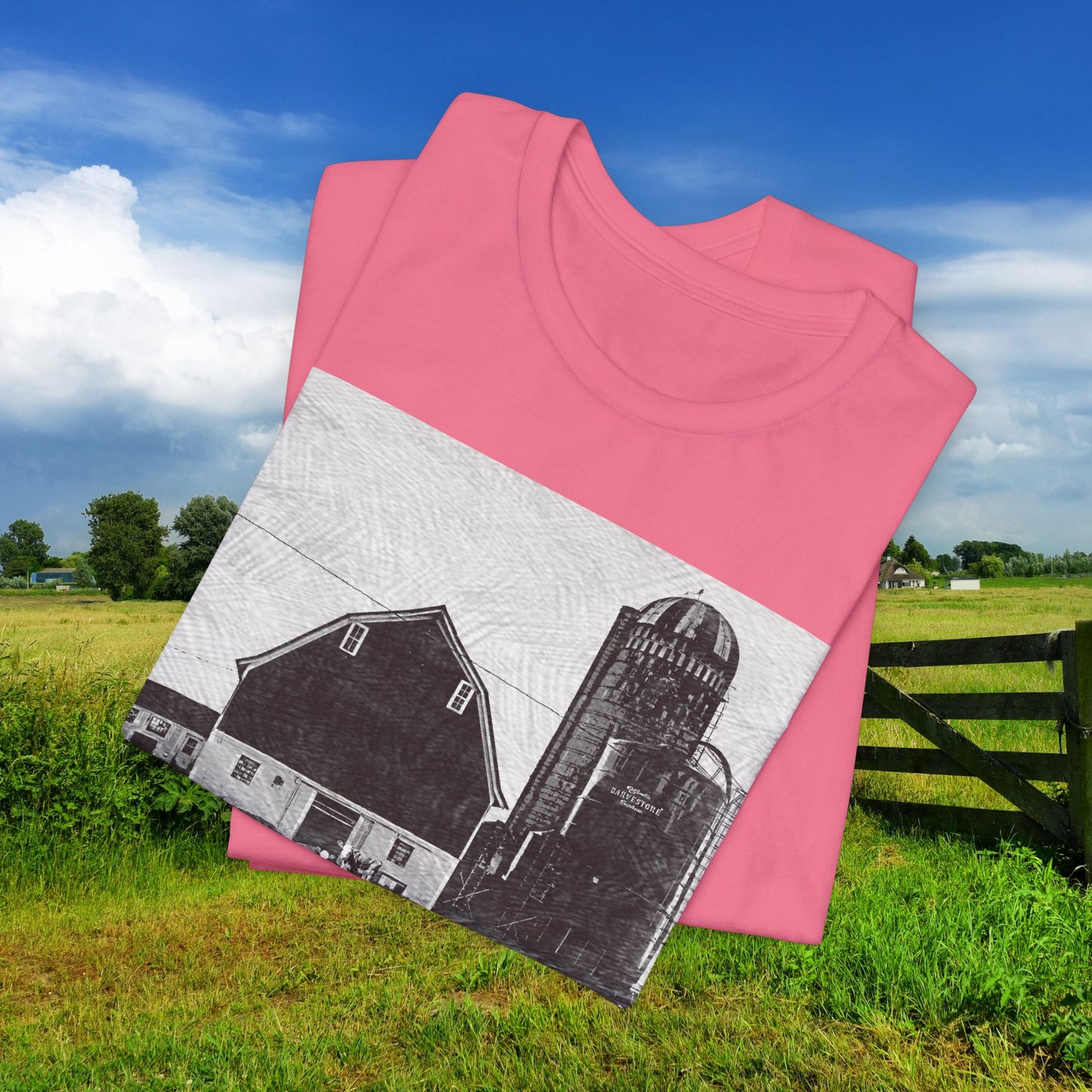 Registered Red & White Holstein Unisex Tee - Farm-Themed Apparel for Animal Lovers