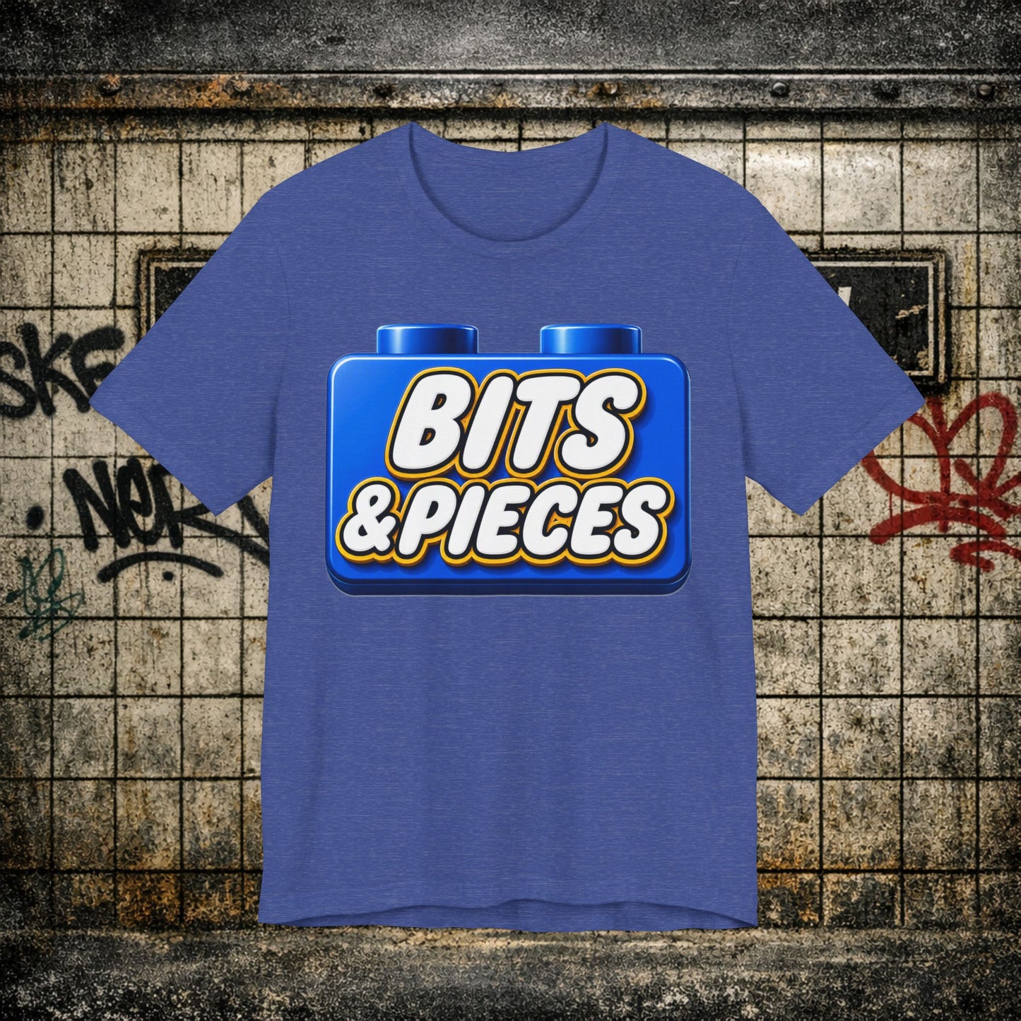 Bits & Pieces Graphic Tee One Size Fits All… Jokes?”