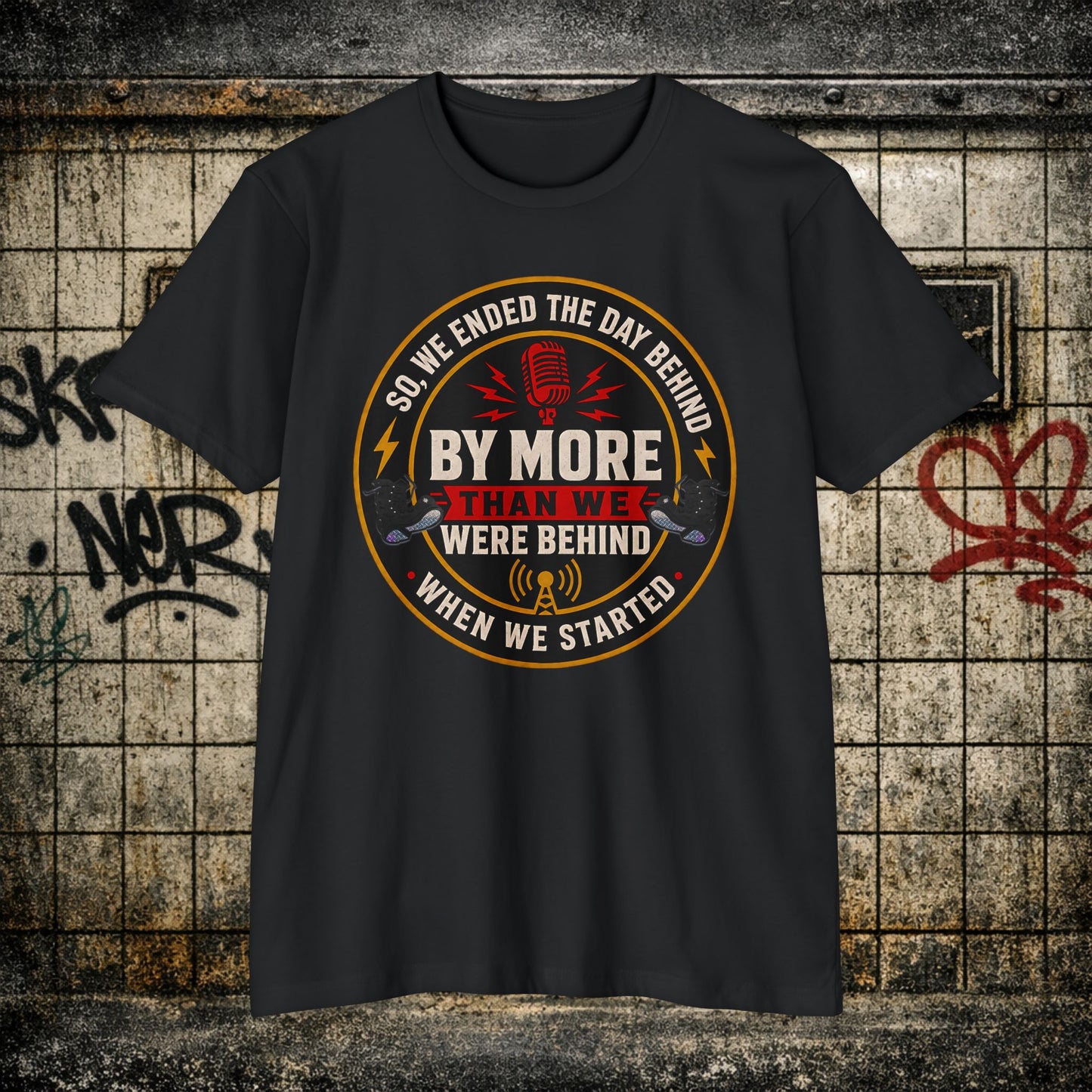 “Minnesota Mic‑Pretender Tee — Built Tougher Than His Radio Act”