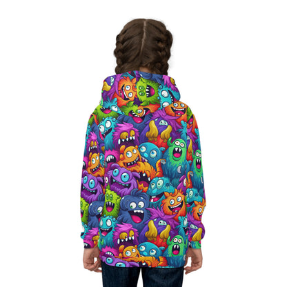 Monster Mash Children's Hoodie (AOP)