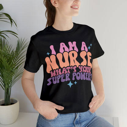 Comfy and Stylish Bella+Canva 3001 Nurse T-Shirt: Perfect Gift for Professionals & Nursing Students, Soft Fabric, Various Sizes Available