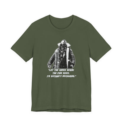 Gothams Reckoning Bane Inspired Unisex Jersey Tee Unleash Your Inner Villain