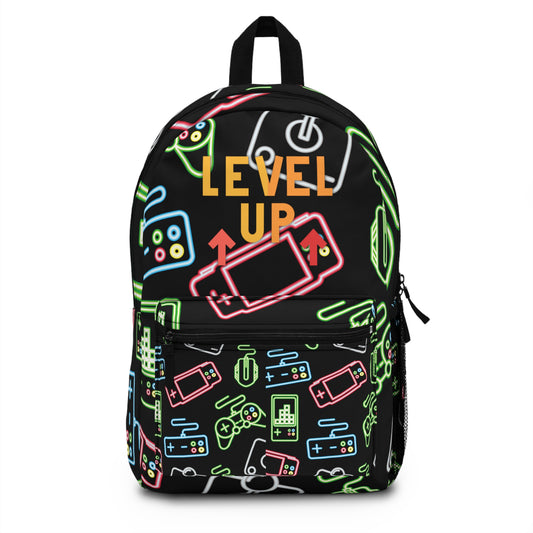 Neon Gaming Controllers Backpack