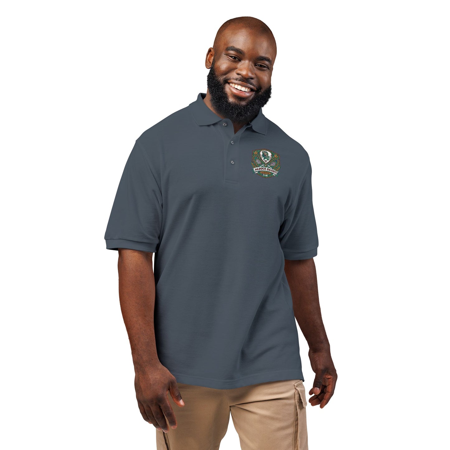 Paddle Daddy Country Club Polo  Embroidered Unisex Elegance for the Ironically Elite