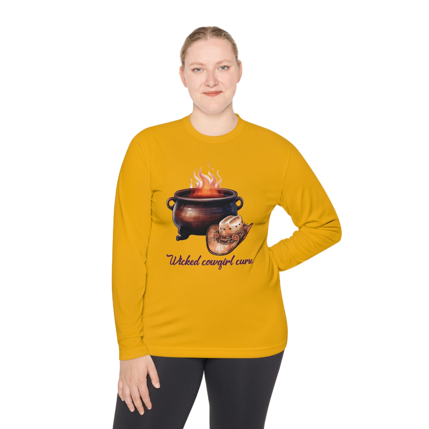 Wicked Cowgirl Curse Unisex Lightweight Long Sleeve Tee