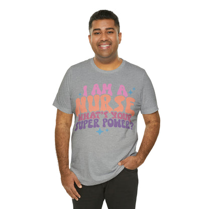 Comfy and Stylish Bella+Canva 3001 Nurse T-Shirt: Perfect Gift for Professionals & Nursing Students, Soft Fabric, Various Sizes Available