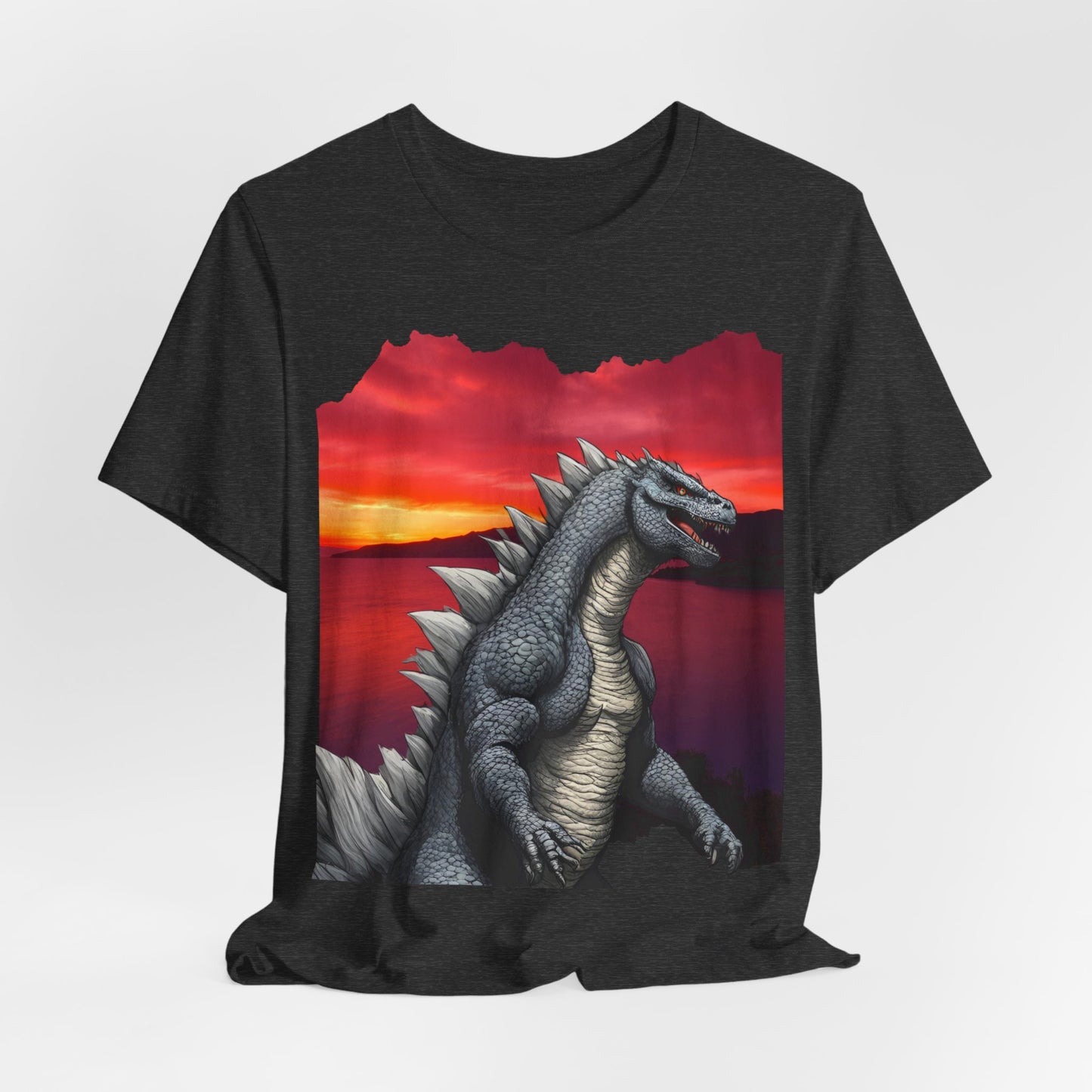 🦎 “Godzilla-Inspired Lizard Unleashed Tee: Roar Your Style!” 🌟Unisex Jersey Short Sleeve Tee