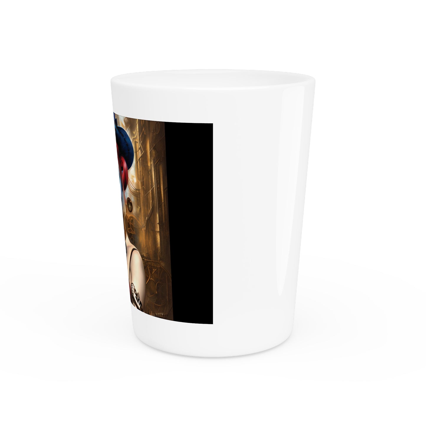 Hyper Realistic Stream Punk Harley Quinn Shot Glass