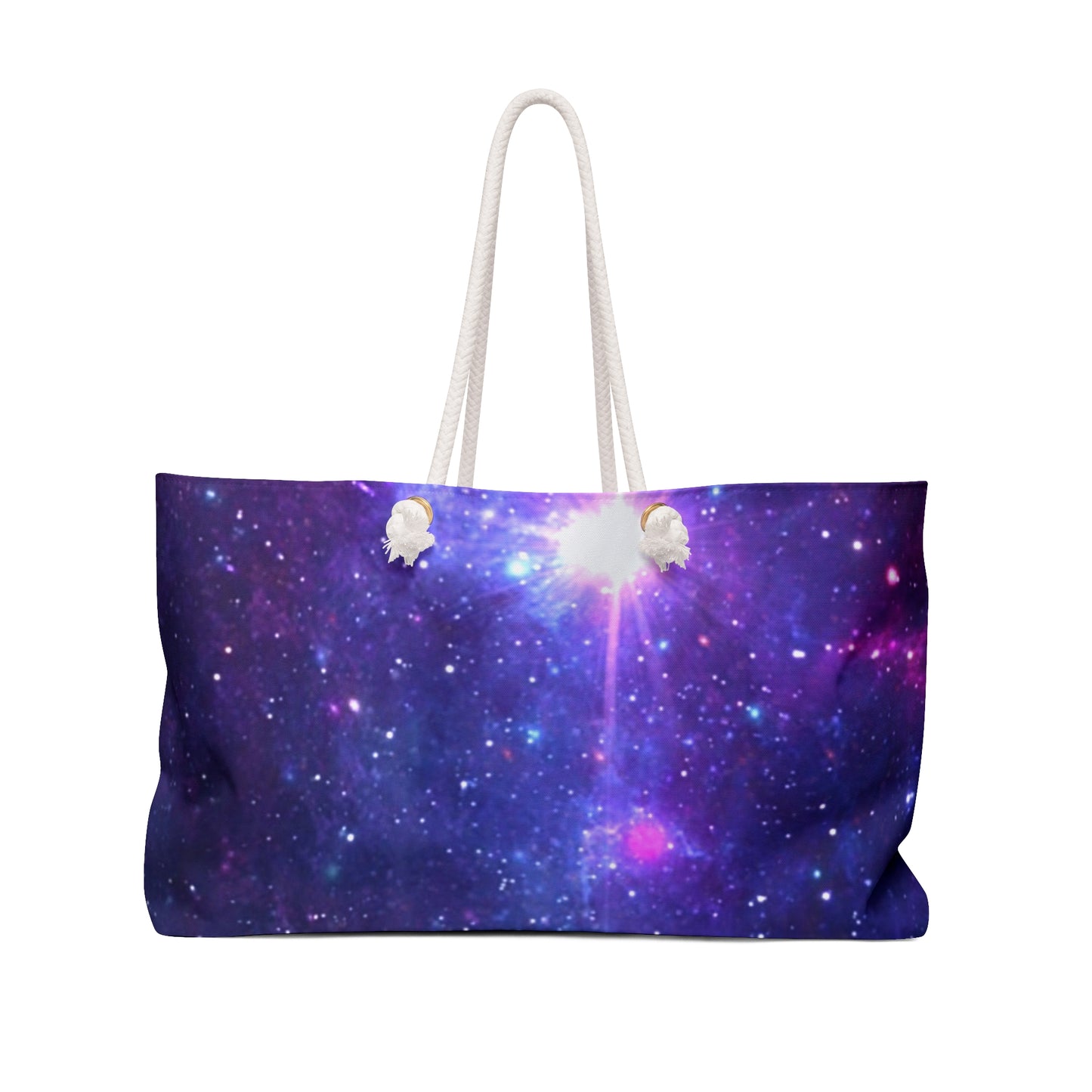 Purple Beyond the Stars Outer Space Out of this World Weekender Bag