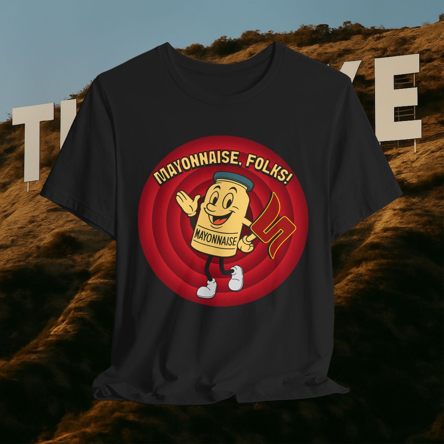 MAYONNAISE, FOLKS! — The Uncle Rico Show Credits Tee