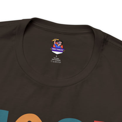 Colorful Good Vibes Only Unisex Jersey Short Sleeve Tee