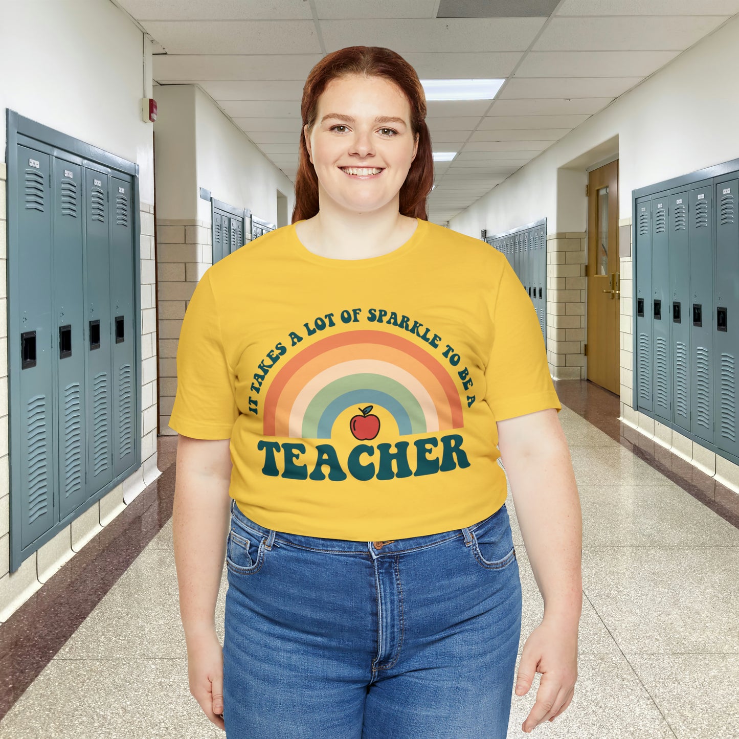 It takes alot of Sparkle to be a Teacher Unisex Jersey Short Sleeve Tee